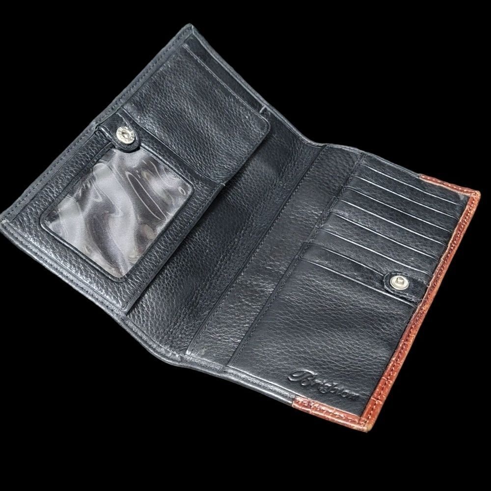 BRIGHTON Vintage Heart Folio Leather Wallet - Picture 3 of 14
